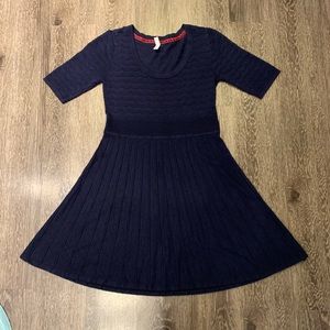 Xhilaration Navy Blue Knit Dress